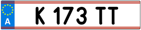 Truck License Plate